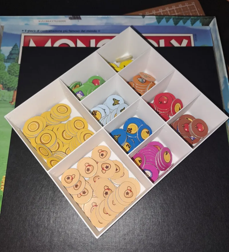 Animal Crossing Monopoly Tray