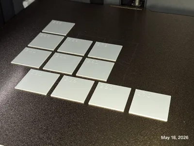 Nozzle Temp Calibration Swatches PLA/Other