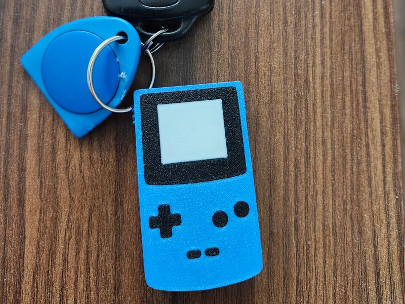 Gameboy keychain 