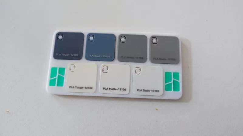 Color card board