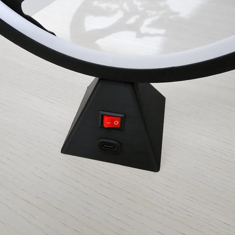 Ring Lamp base with USB C and KCD11 switch
