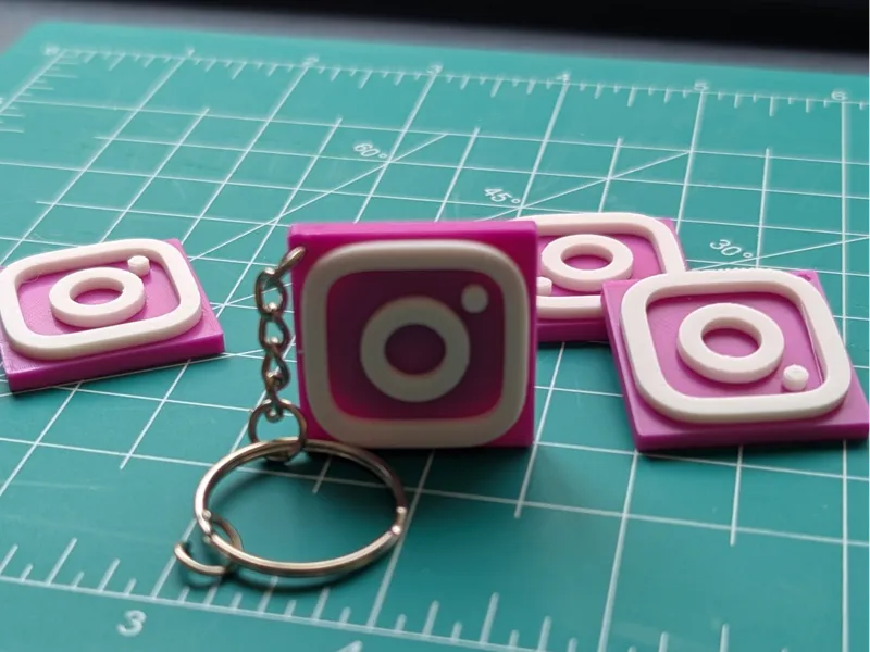 Instagram NFC Keychain