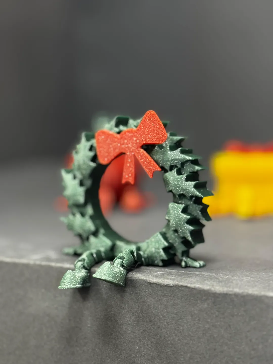 Articulated Christmas Wreath with Hands & Feet view 2