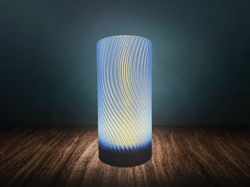 Lampada LED moderna - in PETG Traslucido