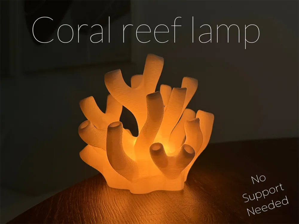 Coral Reef Lamp - Free 3D Print Model - MakerWorld