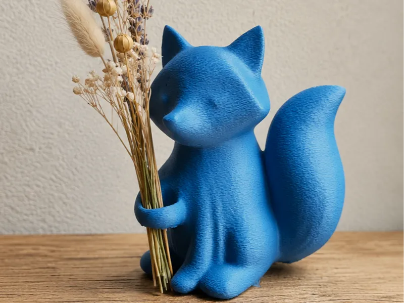 Finn the Fox – Pen & Dried Flower Holder 