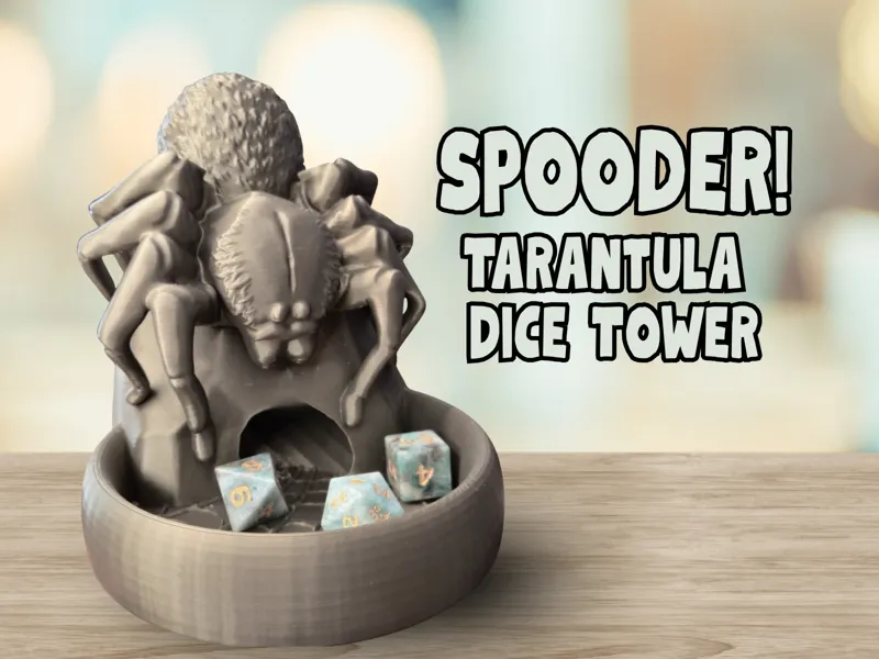 Spooder! - Tarantula Dice Tower 