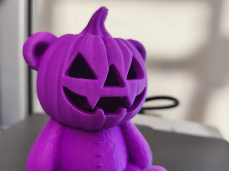 Pumpkin Head Teddy
