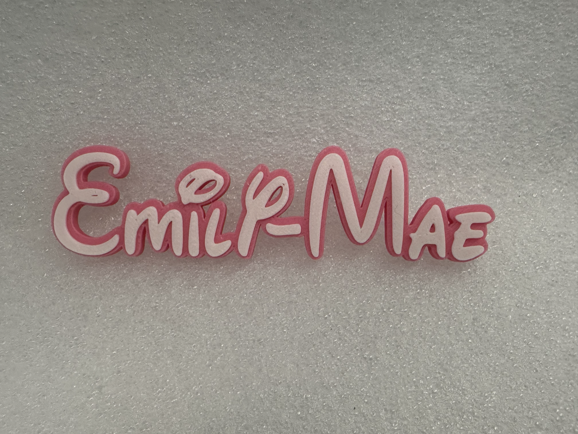 Disney Theme 3D Name Decor Sign Emily-Mae