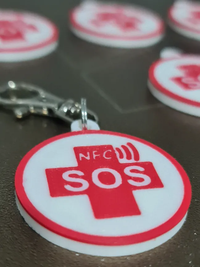 Keychain NFC SOS