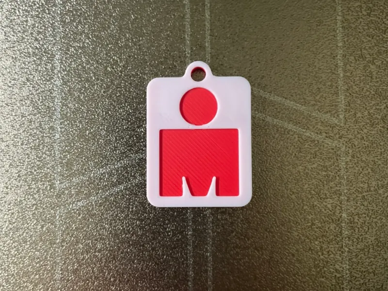 Ironman Triathlon keychain