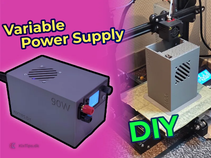 Variable Bench Power Supply — DIY Enclosure - 90W