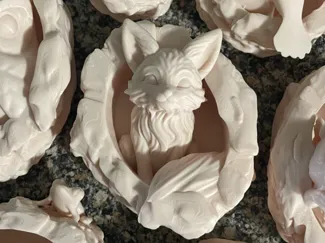 Forest animal ornaments