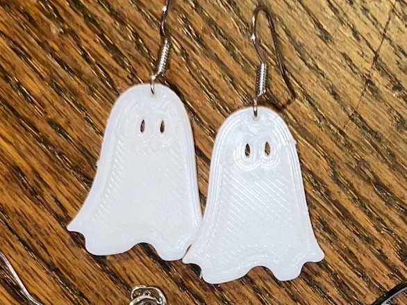 Ghost earrings