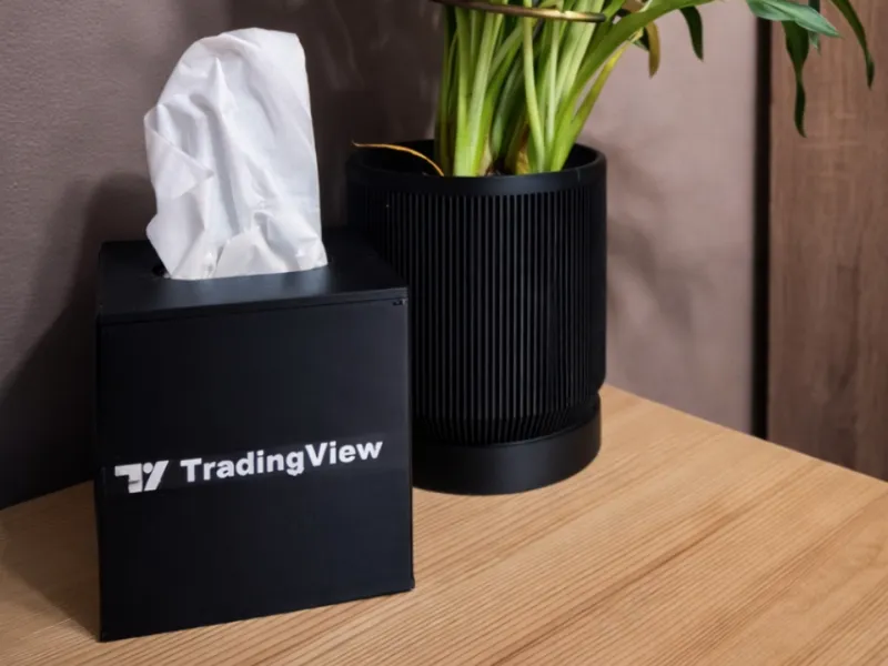 TradingView Tissue Box Square With Magnets