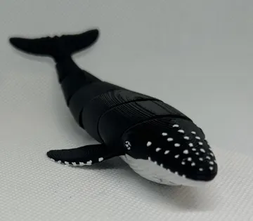 Objeto manipulable: Flexi Humpback Whale – Fidget Toy – Print-in-Place — vista de referencia 4