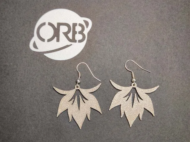 Lotus Flame Earrings