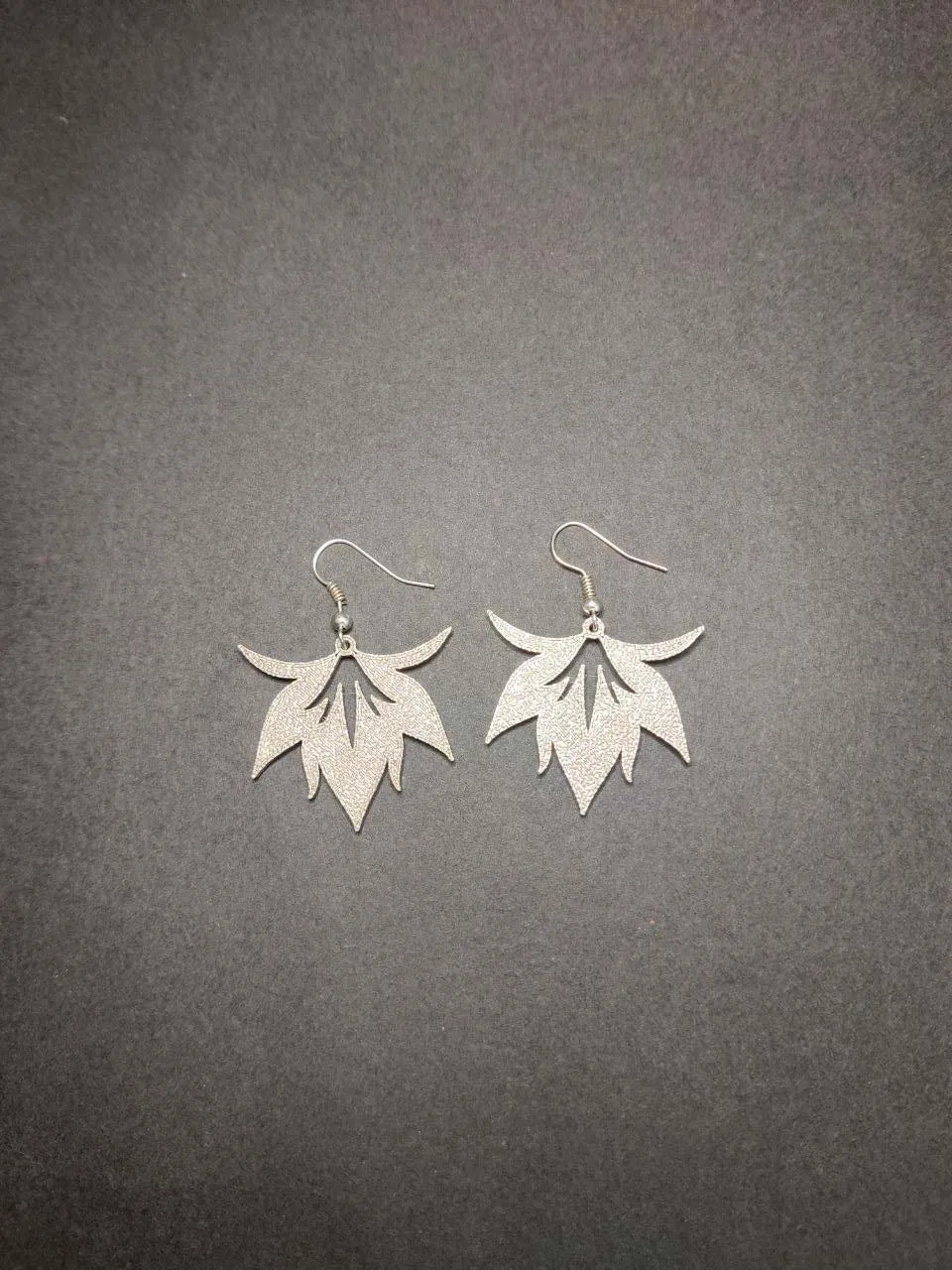 Lotus Flame Earrings view 3