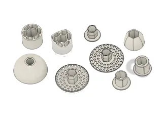 Coral Mounting kit - hexa