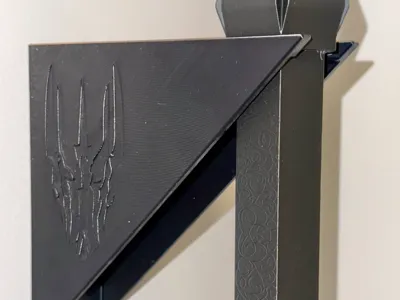 Wall Mount Bracket for Sauron's Mace - LOTR Prop