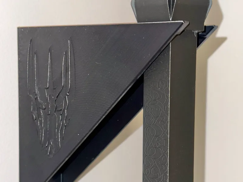 Wall Mount Bracket for Sauron's Mace - LOTR Prop