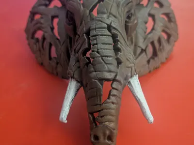 Elephant Head Ornament 