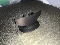 Lupo door panel clip, curved