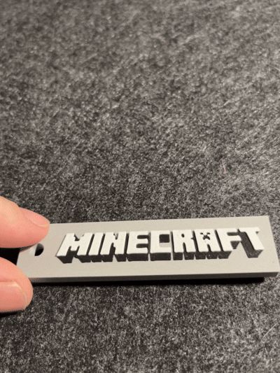 Minecraft - Flint and steel! - Keychain