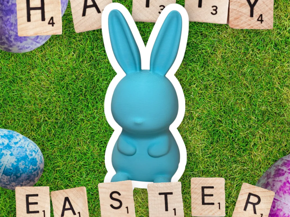 Simple Easter Bunny by KD3D - MakerWorld