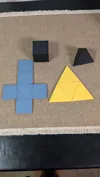 Cube and Triangular Pyramid