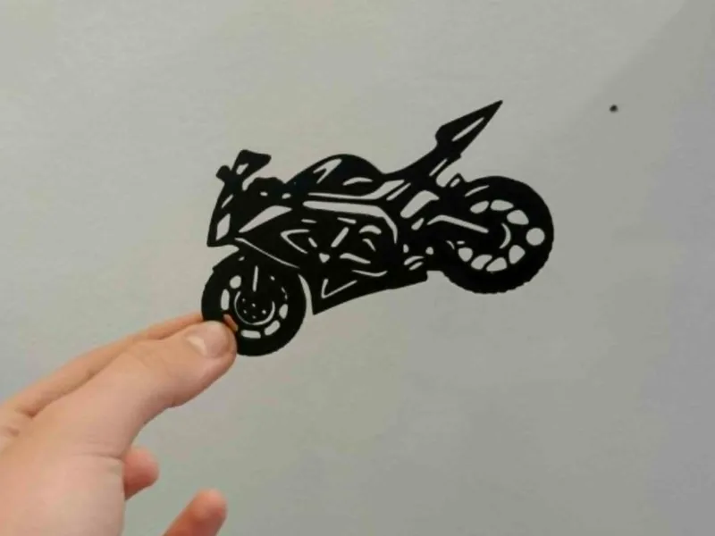 Sport Motorcycle Keychain