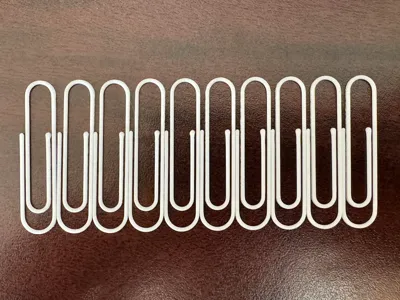 10 Paper Clips 1.5g