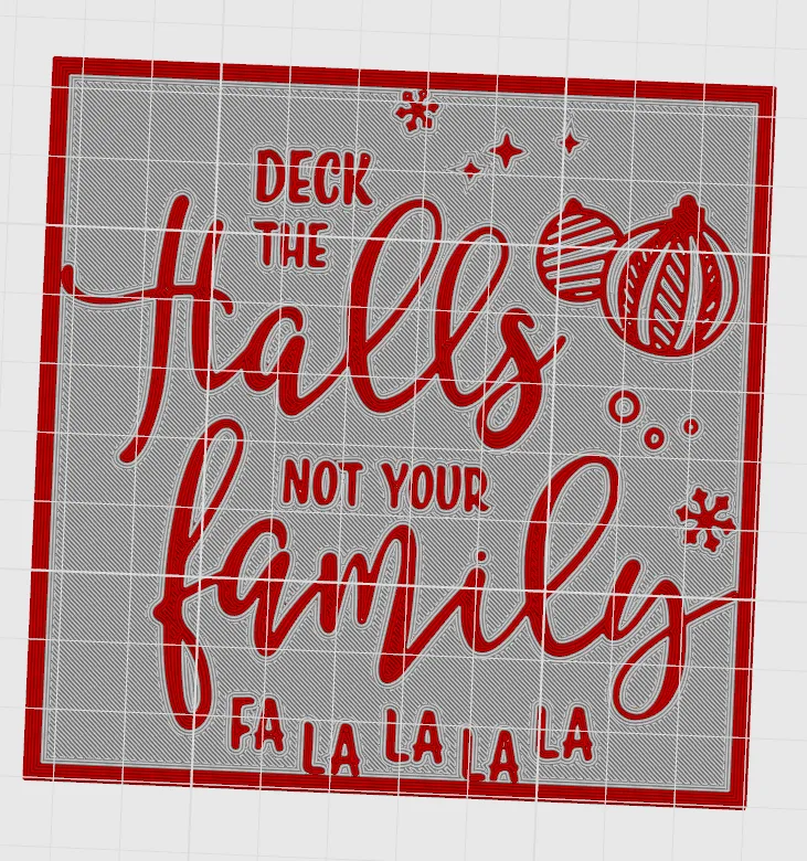 Deck your family Wall art