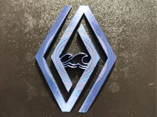 Renault logo mit Welle