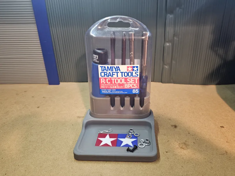 Tamiya Tool Set Holder and Magnetic Screw Tray