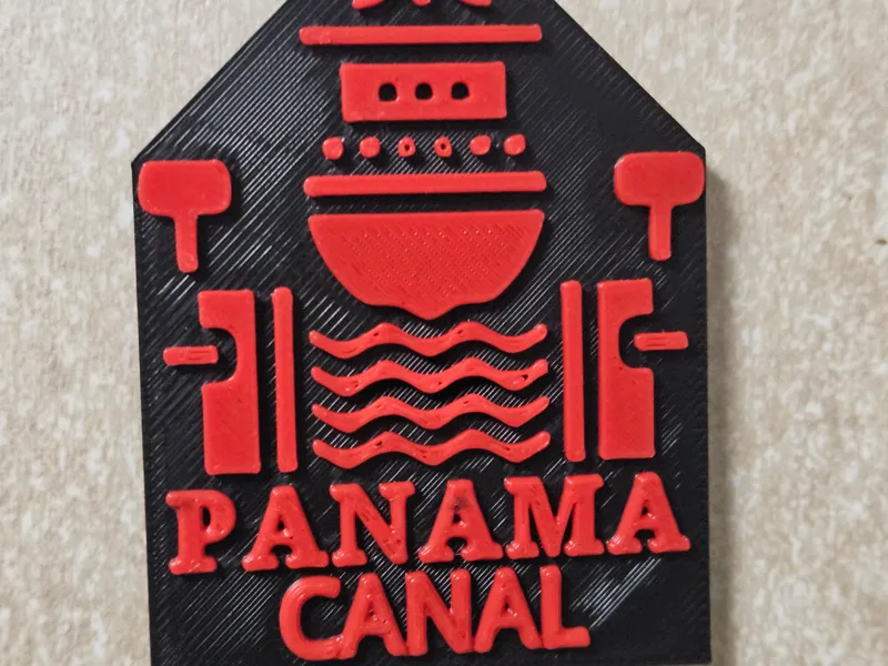 Panama Canal - Fridge Magnet