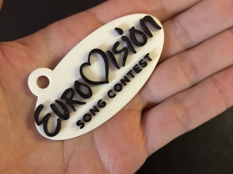 Eurovision 2025 keychain