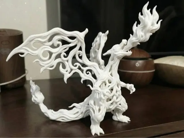 Charizard Elemental v2: Voronoi Art Edition