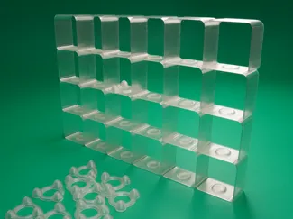 présentoir de collection de minéraux