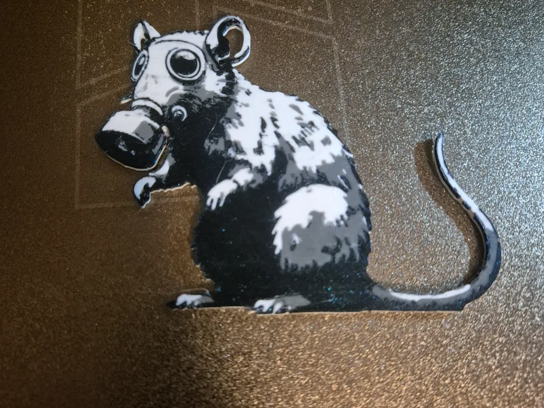 rata con máscara antigas - Modelo de impresión 3D gratuito - MakerWorld
