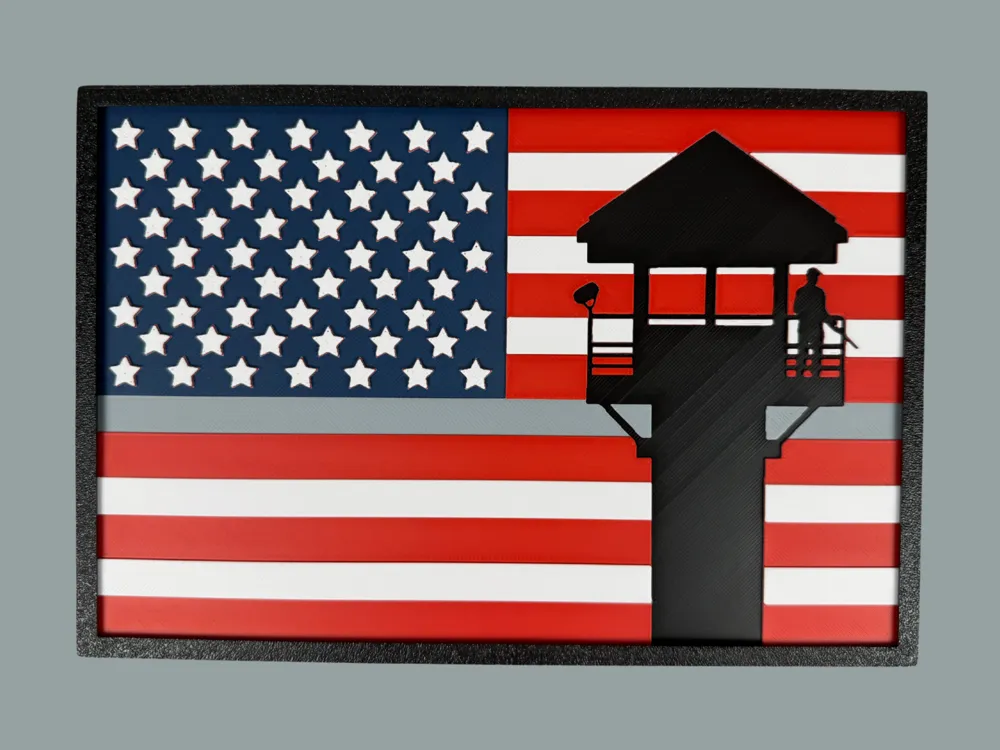 Thin Gray Line - Correctional Officers Flag