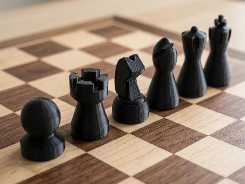 Minimalist Chess Set - Modern Design