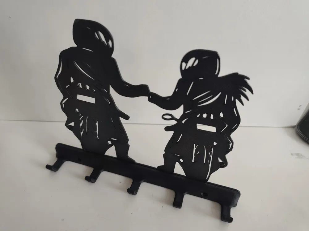 Biker Duo Key Holder - Free 3D Print Model - MakerWorld