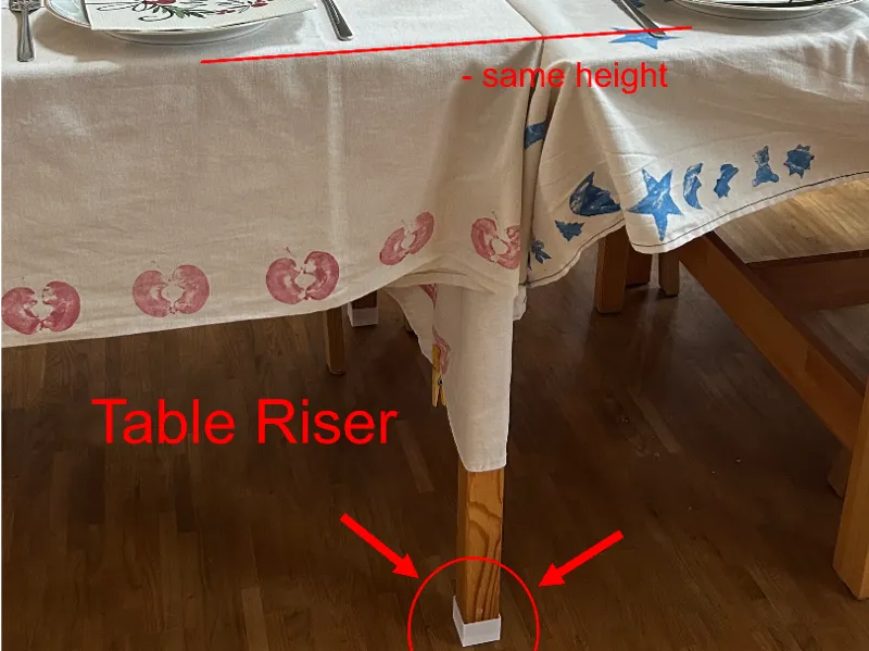 Tischerhöhung (Personalisierbar)