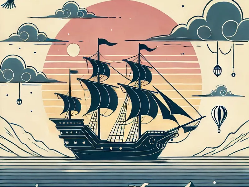 Lithophane - Ship