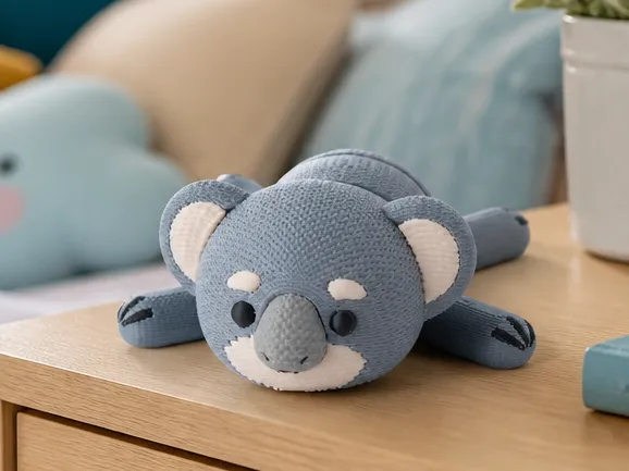 Knitted Koala Flexi Toy - Cute Articulated Animal