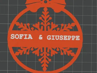 PALLINA DI NATALE SOFIA & GIUSEPPE