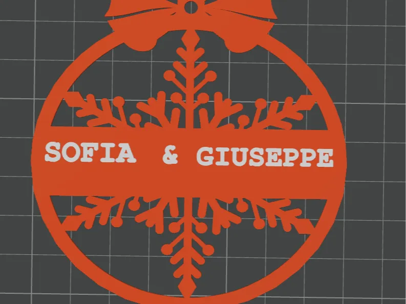 PALLINA DI NATALE SOFIA & GIUSEPPE