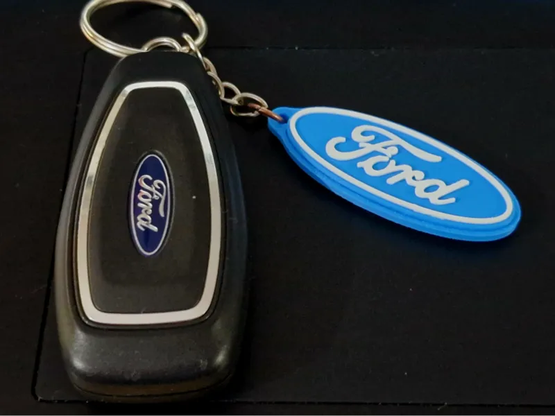 Double sided FORD keychain