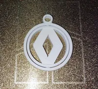 Porte-clés gyroscopique ancien logo Renault (1992-2021) — photo 3